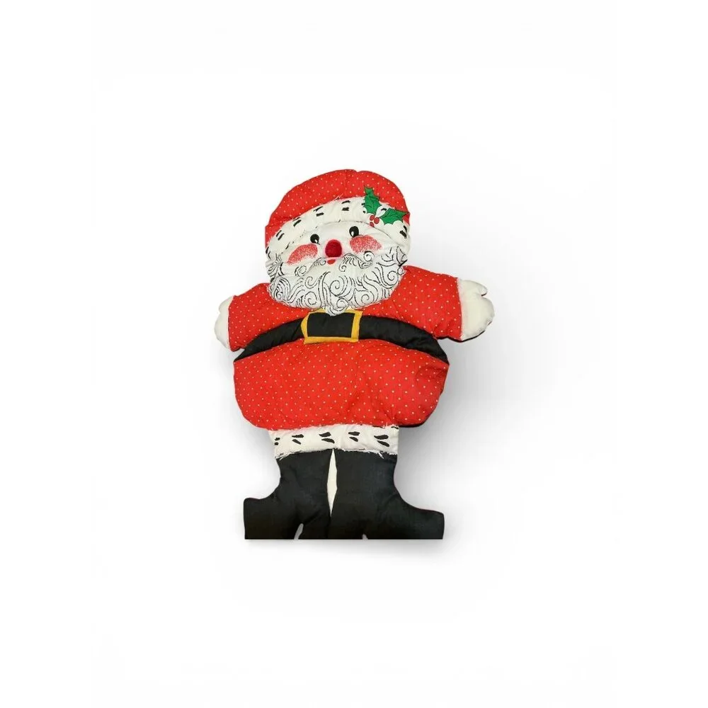 Vintage Handmade Santa Claus Door Hanging Decoration 21.5